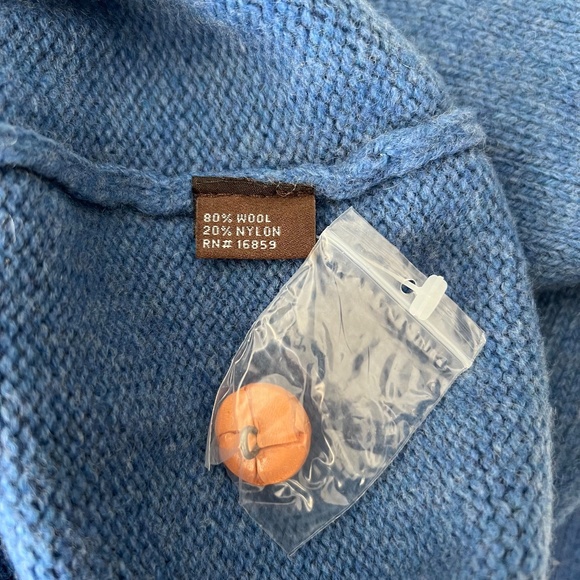 NEW J McLaughlin Men’s Shawl Collar Buttons Wool Blend Grandpa Pullover Sweater - Picture 3 of 16